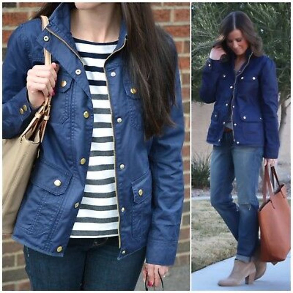 J. Crew Field Jacket ASO Anastasia Steele (50 Shades of Gray) - Size S - Picture 8 of 11